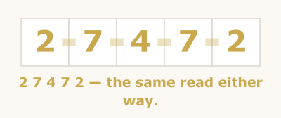 Palindrome Line rule illustration, step 2 of 2