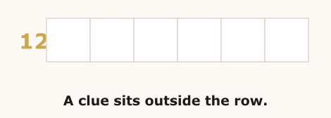 Sandwich Sudoku rule illustration, step 1 of 4